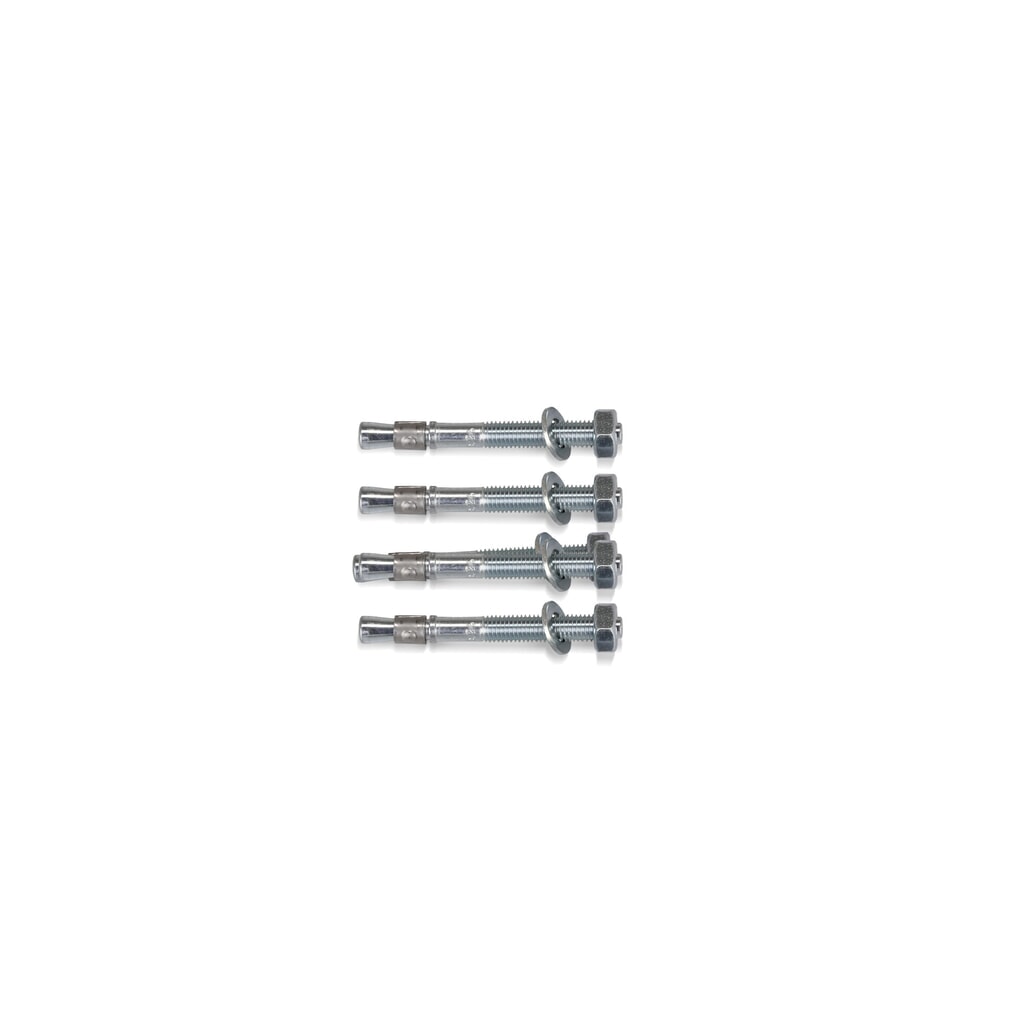 Set di montaggio per ancoraggio al pavimento, acciaio zincato a caldo, 4 pezzi/SU Immagine del prodotto n. 3: Set di montaggio per ancoraggio al pavimento, acciaio zincato a caldo, 4 pezzi/SU