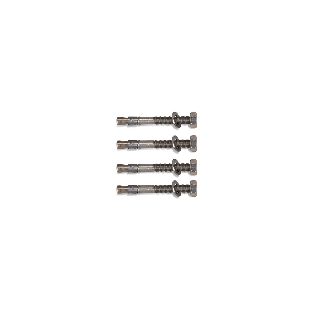 Immagine del prodotto n. 3: Set di montaggio per ancoraggio al pavimento, acciaio inox, 4 pezzi/SU