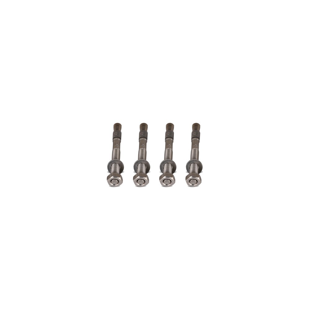 Immagine del prodotto n. 5: Set di montaggio per ancoraggio al pavimento, acciaio inox, 4 pezzi/SU