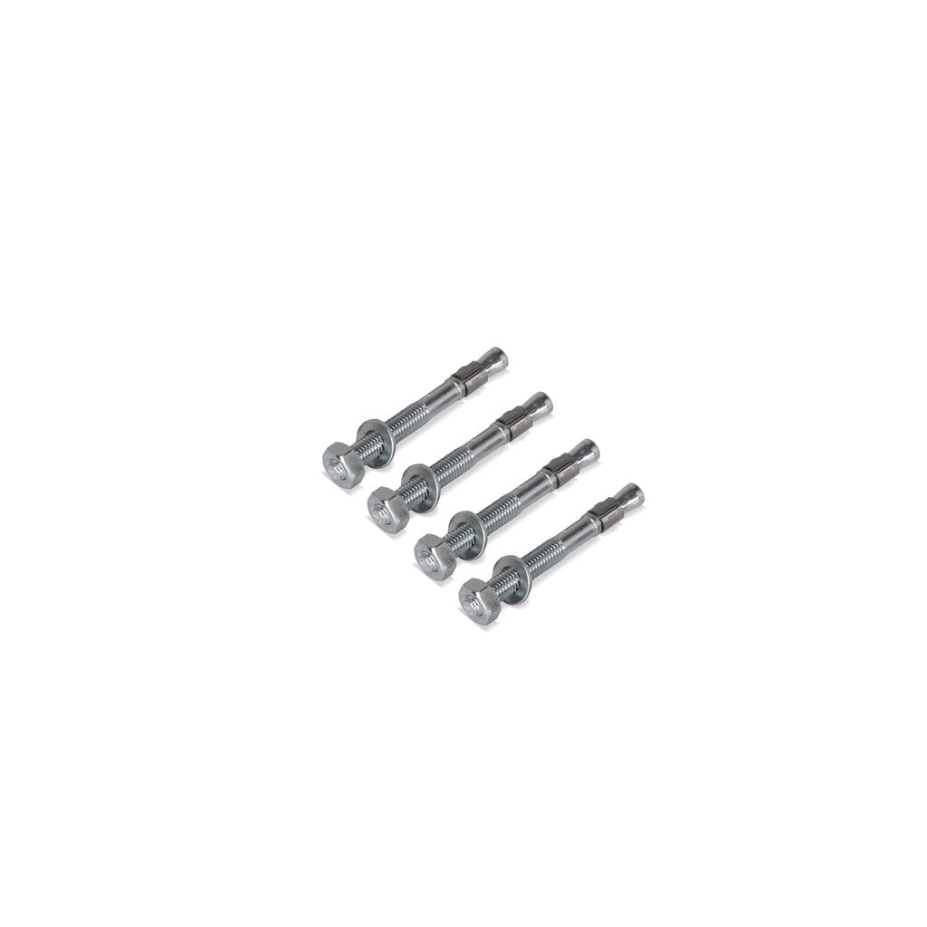 Set di montaggio per ancoraggio al pavimento, acciaio zincato a caldo, 4 pezzi/SU Immagine del prodotto n. 6: Set di montaggio per ancoraggio al pavimento, acciaio zincato a caldo, 4 pezzi/SU
