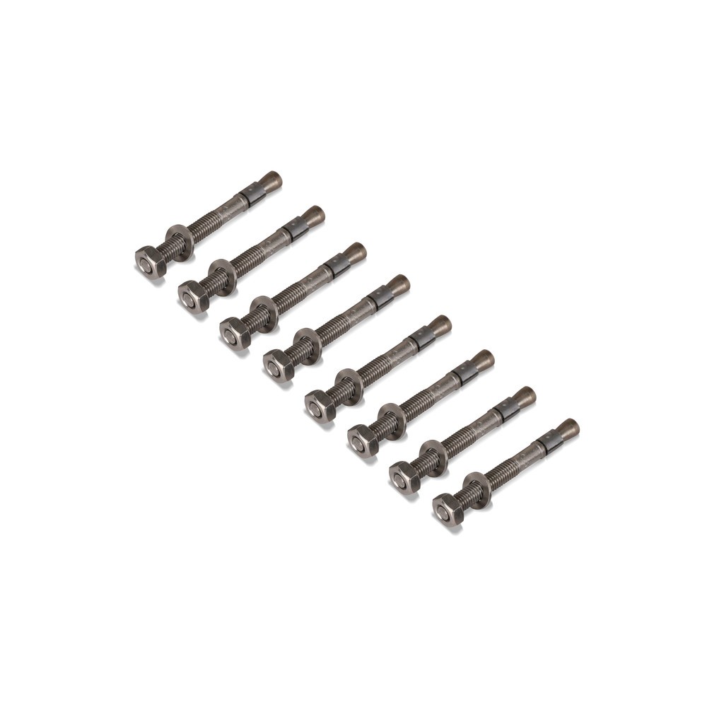 Immagine del prodotto n. 6: Set di montaggio per ancoraggio al pavimento, acciaio inox, 8 pezzi/SU