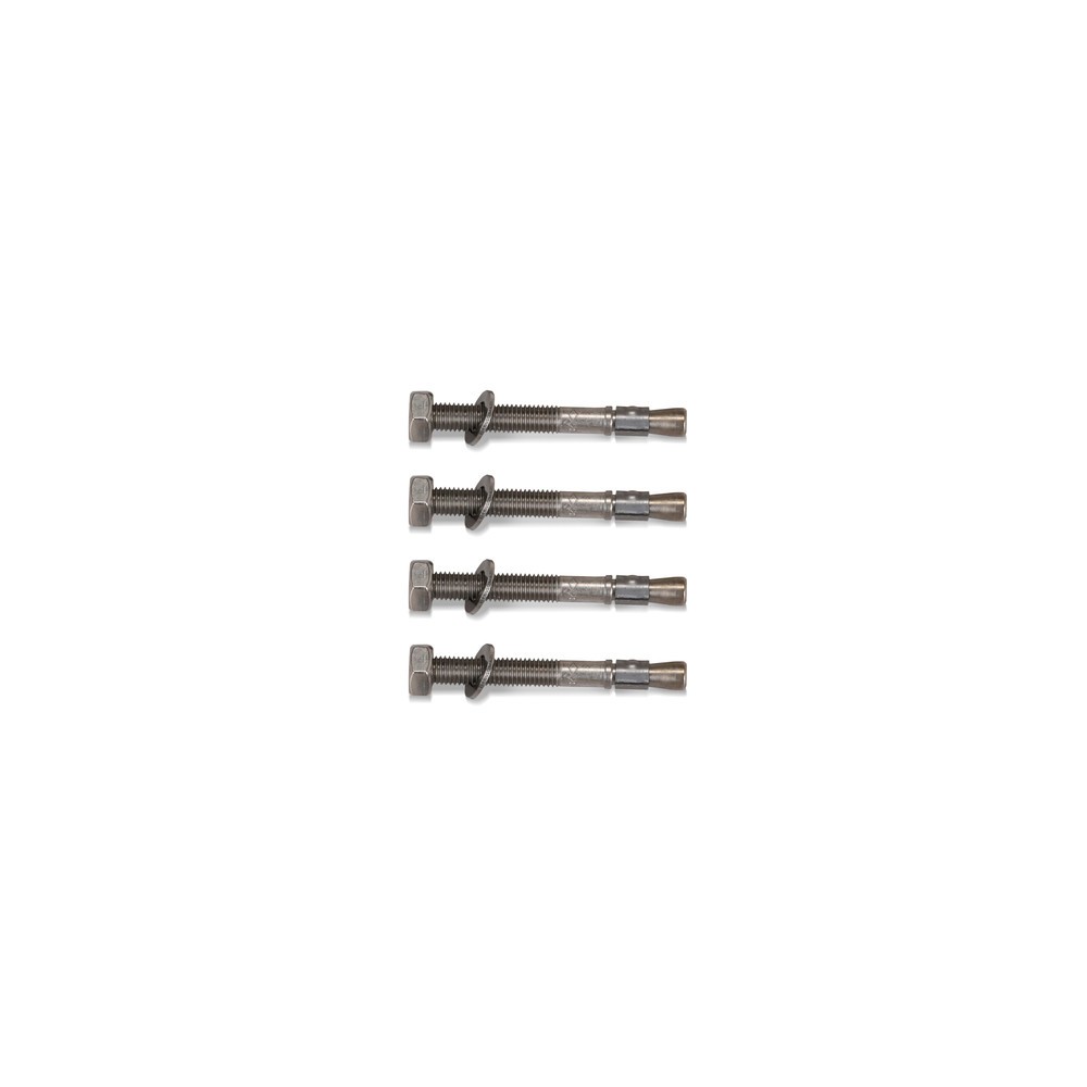 Immagine del prodotto n. 7: Set di montaggio per ancoraggio al pavimento, acciaio inox, 4 pezzi/SU