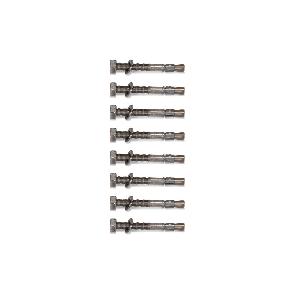 Immagine del prodotto n. 7: Set di montaggio per ancoraggio al pavimento, acciaio inox, 8 pezzi/SU