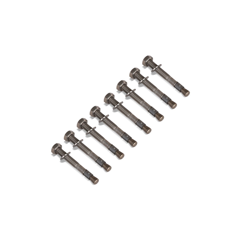 Immagine del prodotto n. 8: Set di montaggio per ancoraggio al pavimento, acciaio inox, 8 pezzi/SU