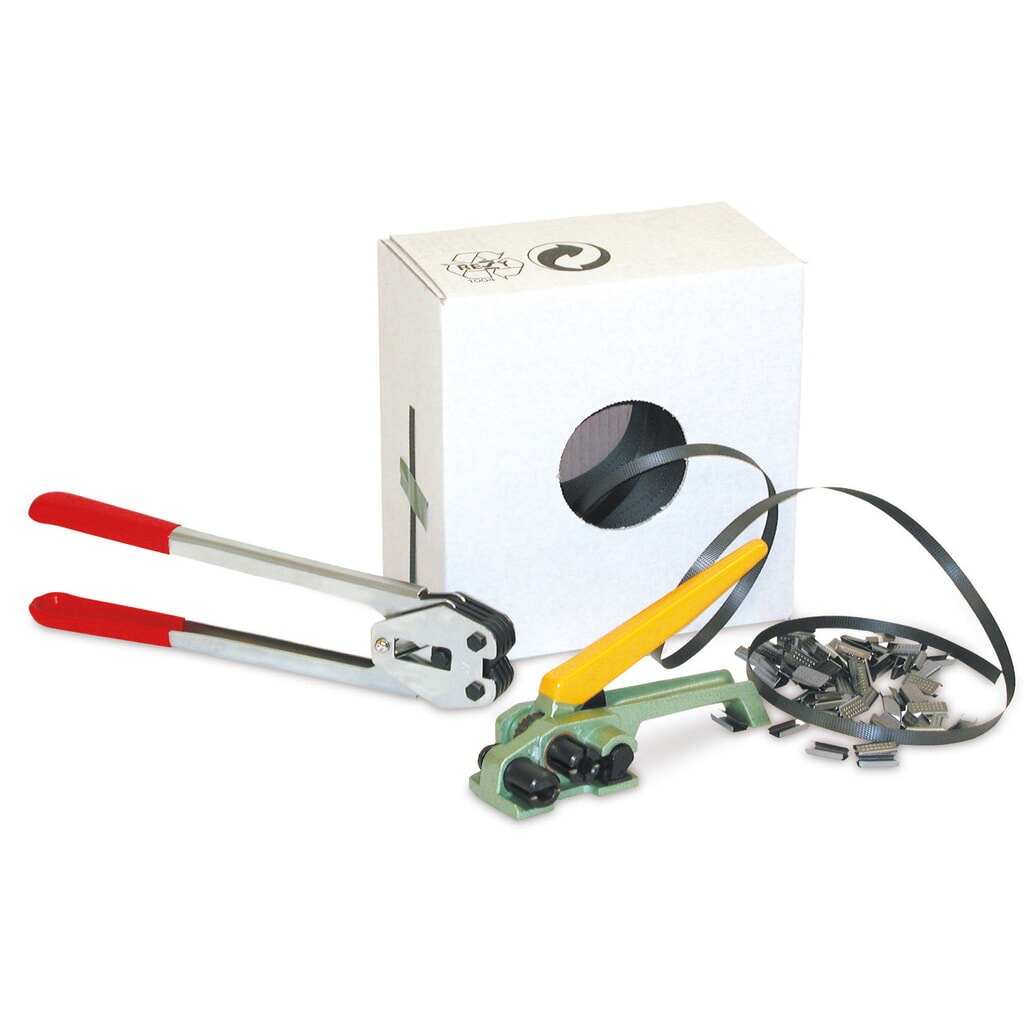 Set di reggiatura Iniziale per nastro in PP, per larghezza nastro 13 mm Immagine del prodotto: Set di reggiatura Iniziale per nastro in PP, per larghezza nastro 13 mm