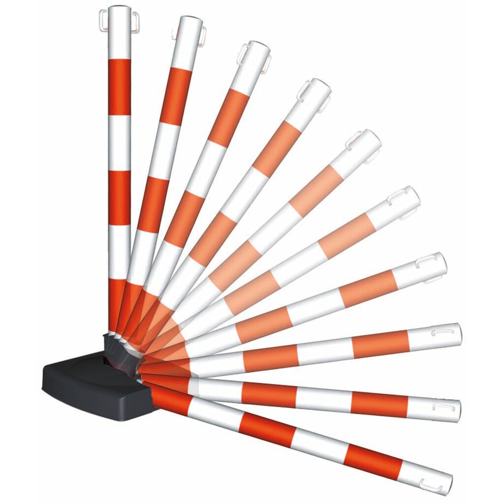 Guarda-Flex - Set di supporto per catene, 4 cavali+catena da 10 m, rosso/bianco Immagine del prodotto n. 2: Guarda-Flex - Set di supporto per catene, 4 cavali+catena da 10 m, rosso/bianco