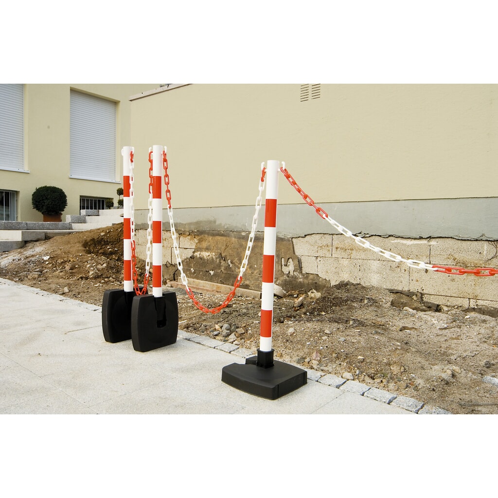 Immagine del prodotto n. 3: Guarda-Flex - Set di supporto per catene, 4 cavali+catena da 10 m, rosso/bianco