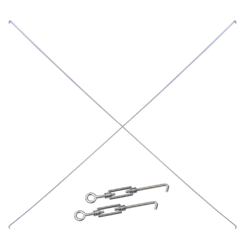 Immagine del prodotto: Set di traverse 750/1.000 per scaffalature a ripiani SCHULTE, (2 tenditori, 2 traverse diagonali)