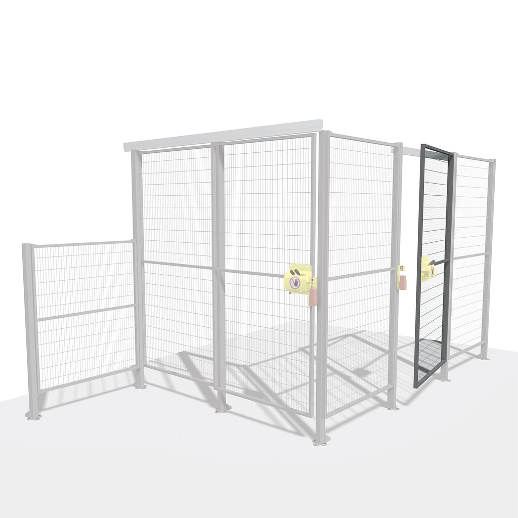 Immagine del prodotto: Set porta TROAX® SMART FIX con SAFE LOCK, porta a libro
