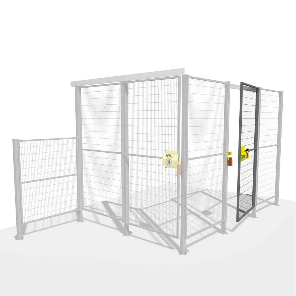 Set porta TROAX® SMART FIX con serratura a cilindro, porta a libro Immagine del prodotto: Set porta TROAX® SMART FIX con serratura a cilindro, porta a libro