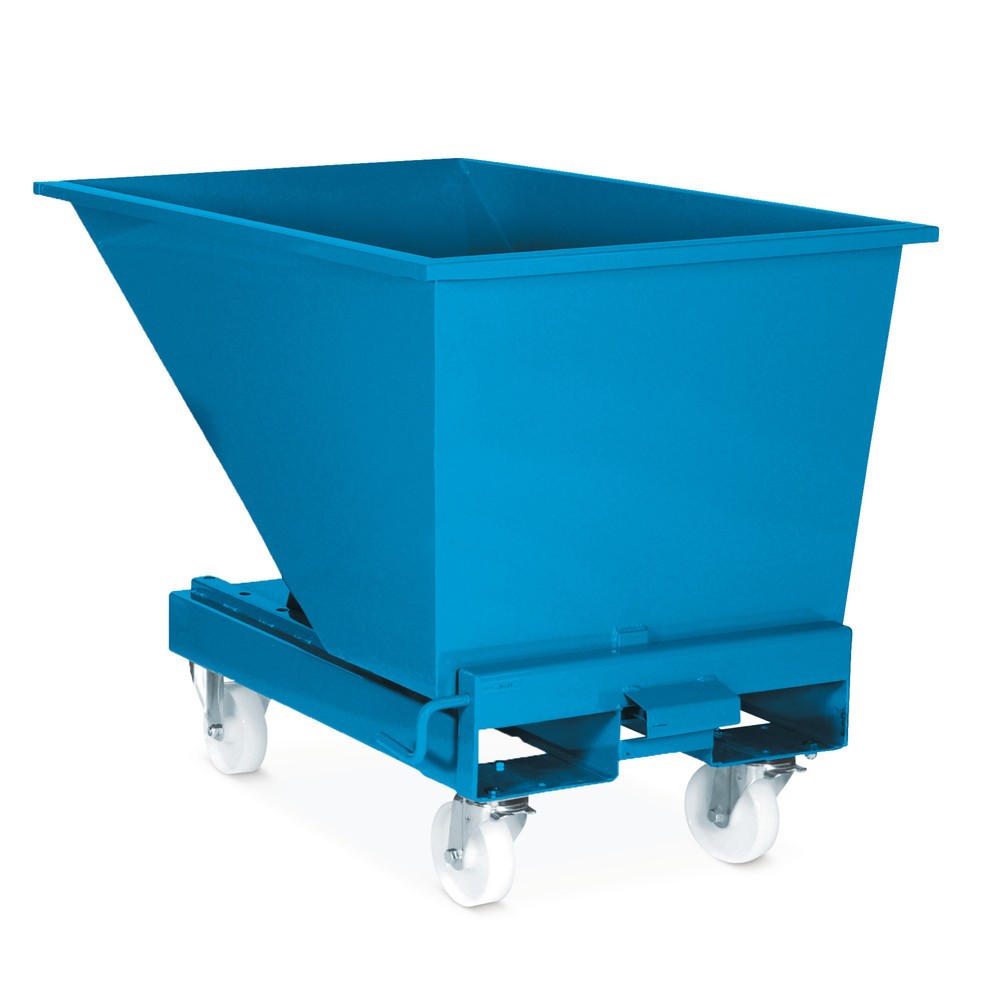 Immagine del prodotto: Set ruote per contenitore ribaltabile con rilascio automatico, nylon, Ø 150 mm
