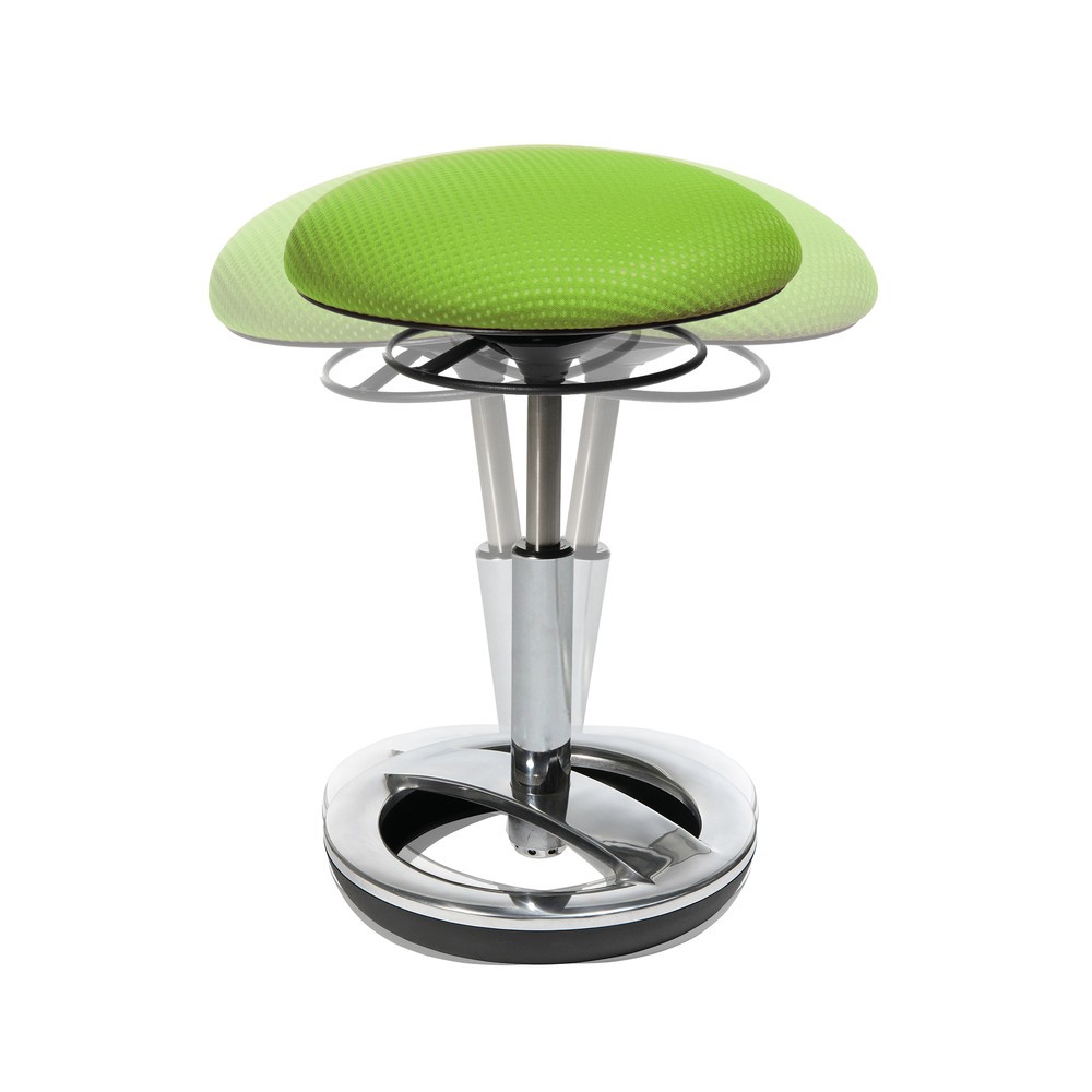 Immagine del prodotto n. 2: Sgabello da ufficio Sitness®, altezza seduta 44-57 cm, verde