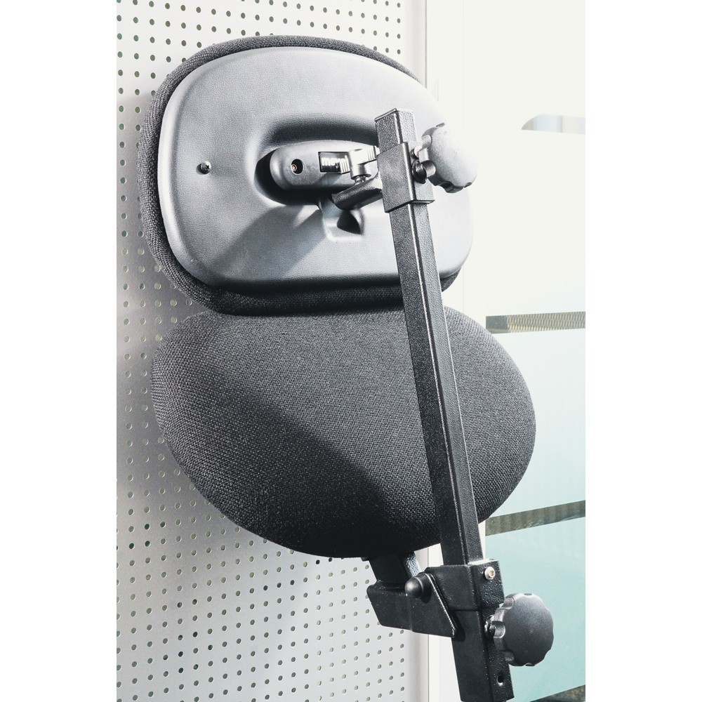 Immagine del prodotto n. 3: Sgabello di sostegno per stare in piedi meychair, pieghevole, altezza seduta 540-900 mm, piedini, nero