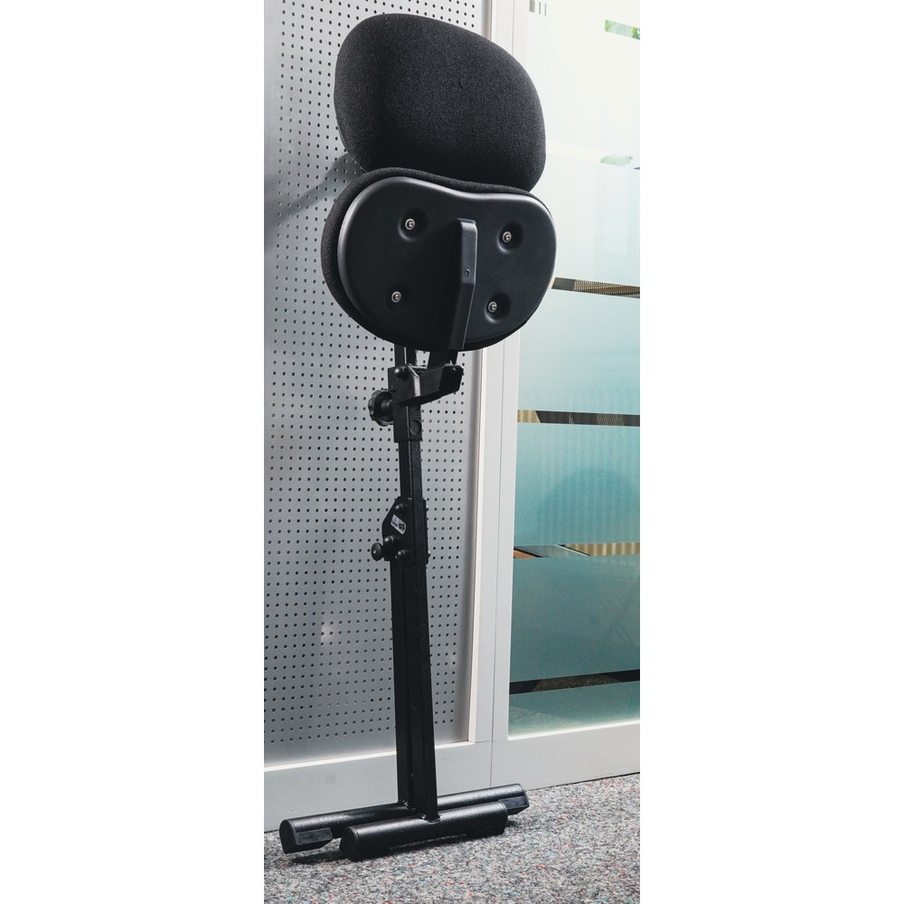 Immagine del prodotto n. 4: Sgabello di sostegno per stare in piedi meychair, pieghevole, altezza seduta 540-900 mm, piedini, nero