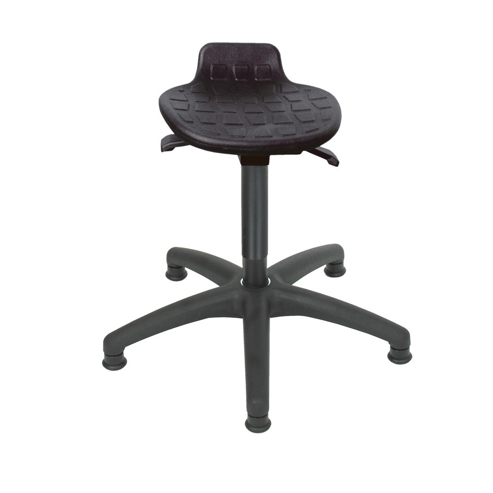 Immagine del prodotto n. 1: Sgabello HEMMDAL comfort, sedile in PU, altezza seduta 410-540 mm, base in plastica, piedini