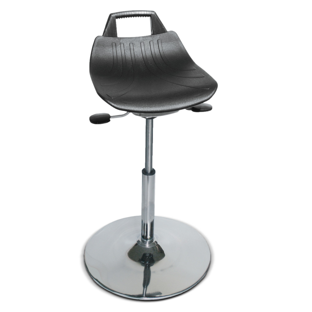 Immagine del prodotto: Sgabello HEMMDAL Premium, sedile in PP, altezza seduta 560-820 mm, base circolare