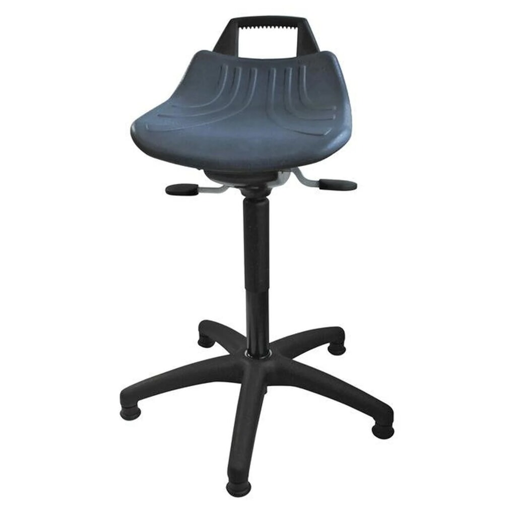 Immagine del prodotto: Sgabello HEMMDAL Premium, sedile in PU, altezza seduta 500-700 mm, piedini