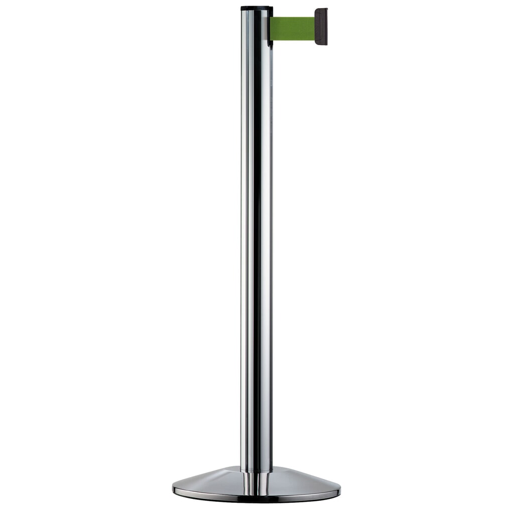 Sistema di guida persone Classic, paletti cromati, verde Immagine del prodotto: Sistema di guida persone Classic, paletti cromati, verde