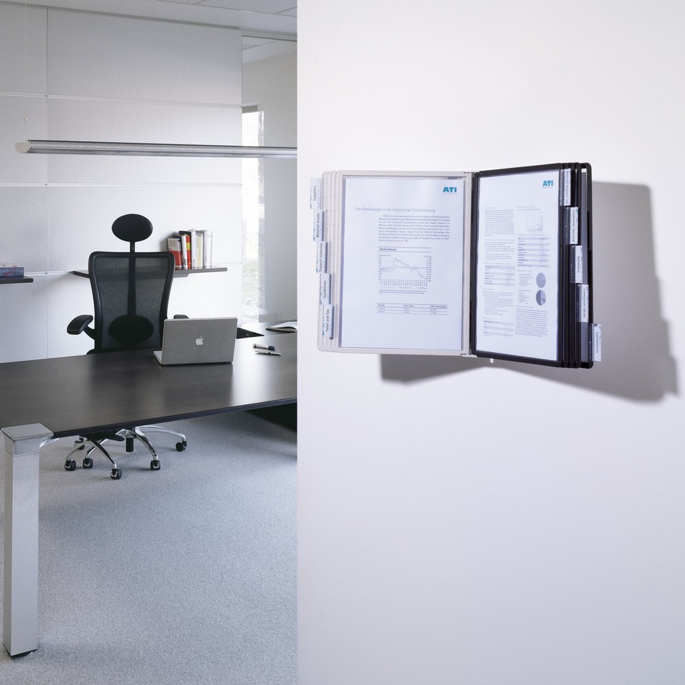 Immagine del prodotto: Sistema registro SHERPA®, supporto da parete, 10 tavole