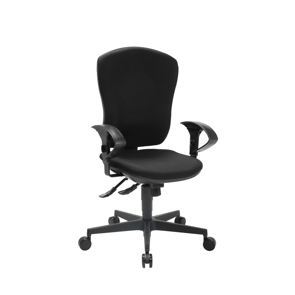 Sedia da ufficio ergonomica per dischi intervertebrali SITWELL STEIFENSAND Flash con imbottitura, meccanismo sincronizzato, schienale in tessuto, portata 110 kg Immagine del prodotto n. 3: Sedia da ufficio ergonomica per dischi intervertebrali SITWELL STEIFENSAND Flash con imbottitura, meccanismo sincronizzato, schienale in tessuto, portata 110 kg