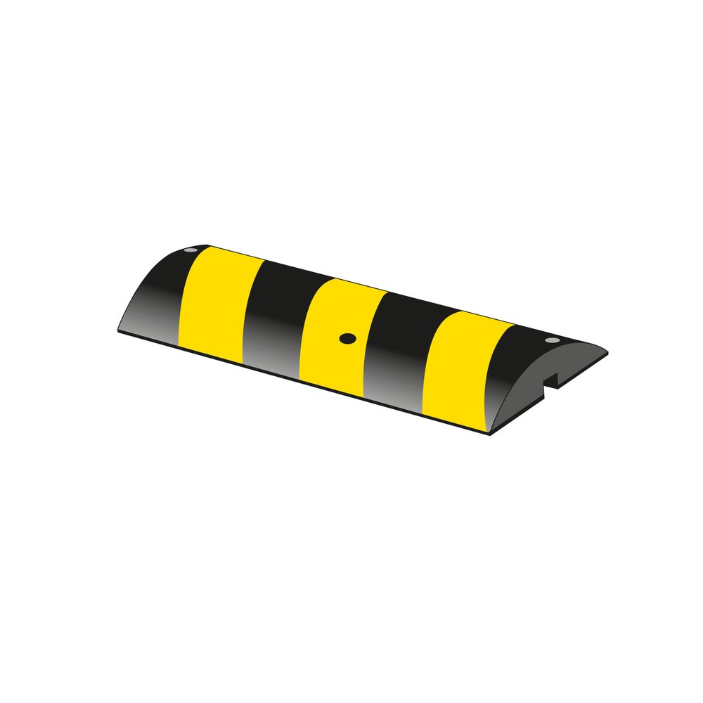 Immagine del prodotto: Soglia per corsie auto, < 10 km/h, elemento base, altezza costruttiva 55 mm, nero/giallo