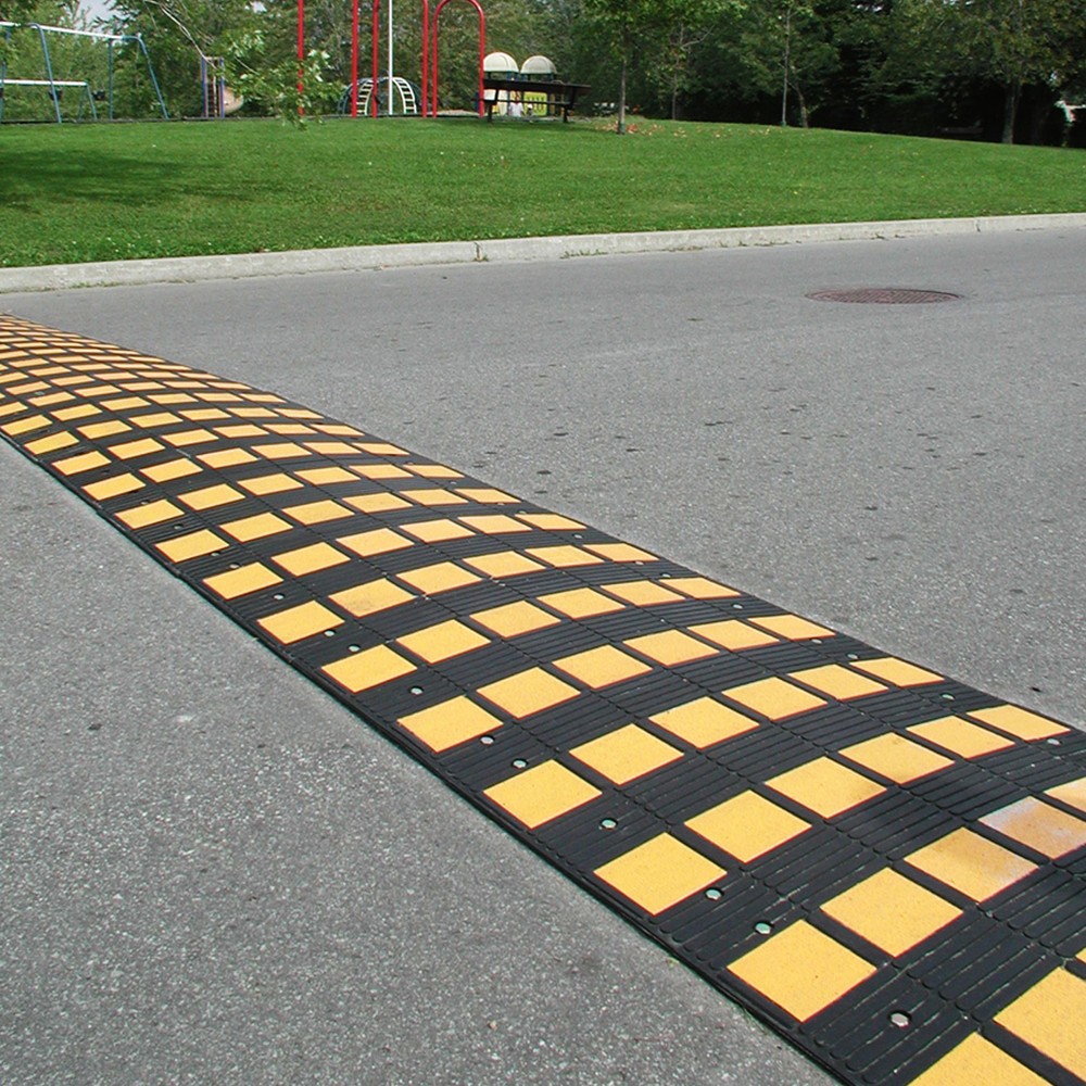 Immagine del prodotto n. 3: Soglia per corsie SafeRide®, < 30 km/h, elemento di collegamento con scanalatura, altezza costruttiva 50 mm, nero