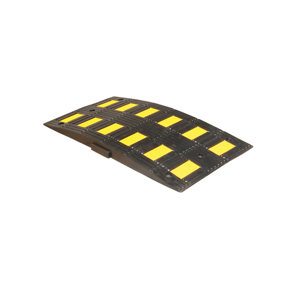 Immagine del prodotto n. 1: Soglia per corsie SafeRide®, < 30 km/h, elemento base, altezza costruttiva 50 mm, nero/giallo