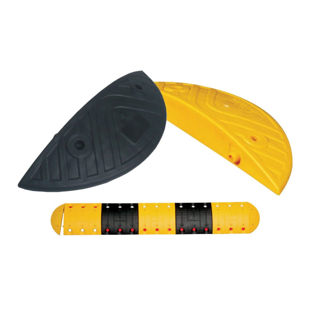 Soglia velocità in PP, < 20 km/h, elemento terminale, giallo Immagine del prodotto: Soglia velocità in PP, < 20 km/h, elemento terminale, giallo