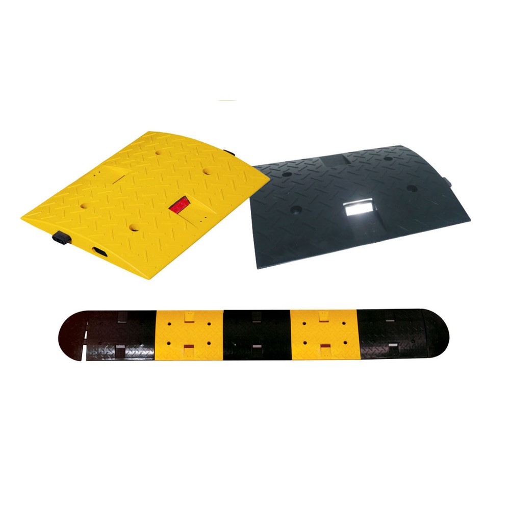 Immagine del prodotto: Soglia velocità in PP, rivestita in PVC, < 30 km/h, elemento base, nero