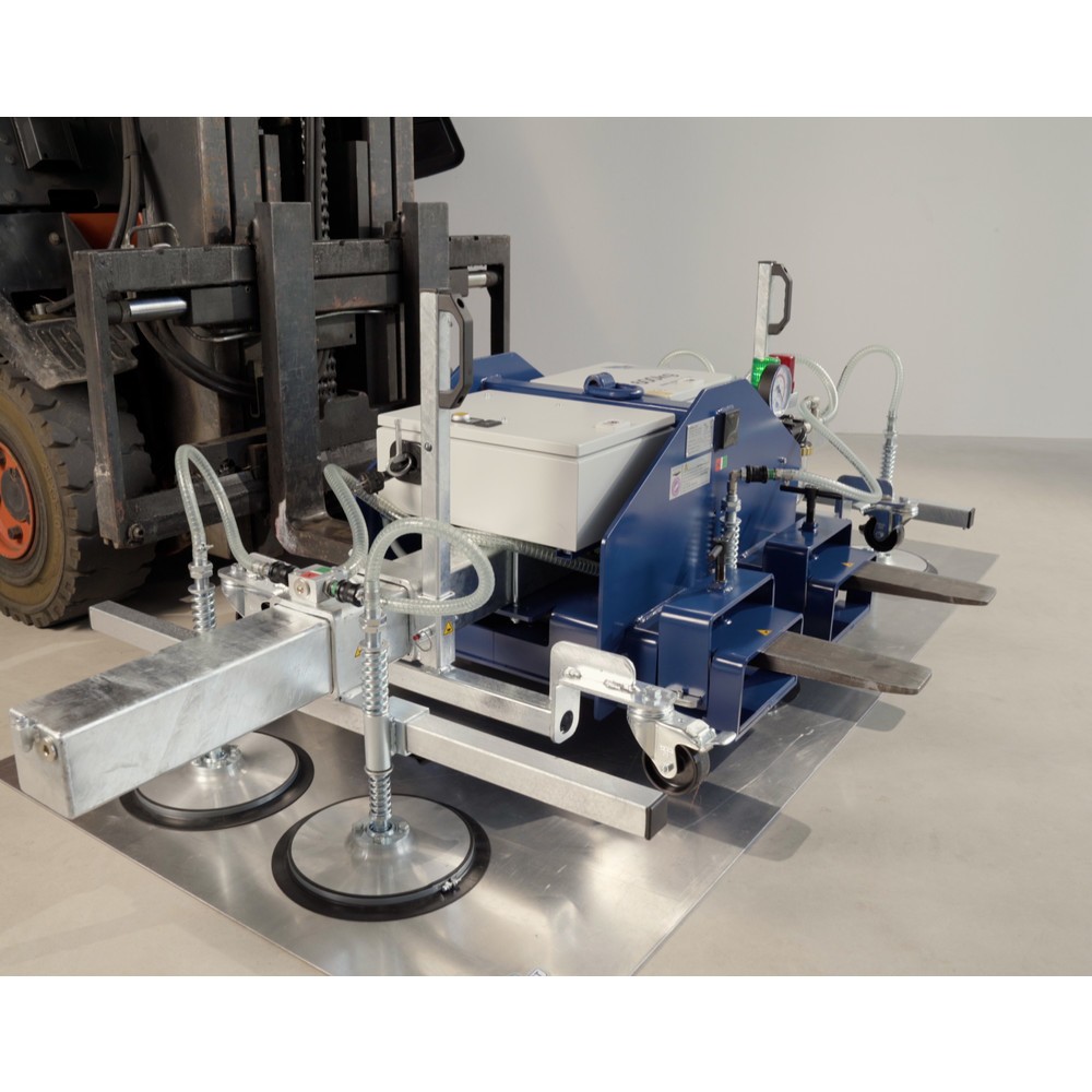 Immagine del prodotto n. 6: Sollevatore a vuoto AERO-LIFT® AERO-SELECT, con 4 dischi aspiranti, portata 150 kg, lunghezza traverse 2.000 mm