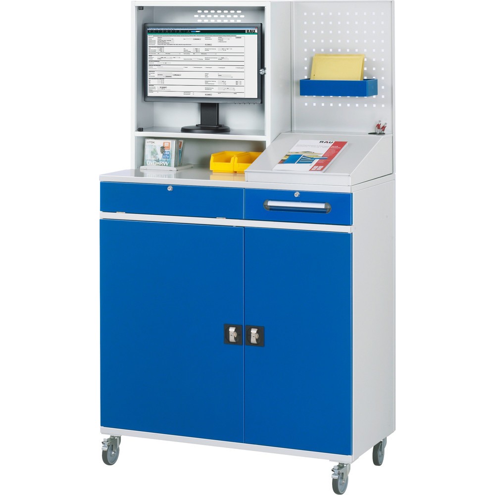 Immagine del prodotto n. 3: Spazio di lavoro per computer RAU con alloggiamento monitor, mobile