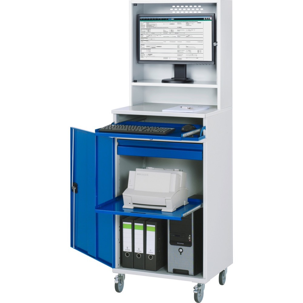 Immagine del prodotto n. 1: Spazio di lavoro per computer RAU con alloggiamento monitor, mobile