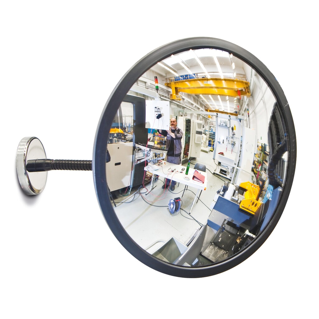 Specchio ad ampio angolo DETEKTIV, supporto magnetico, Ø 300 mm Immagine del prodotto: Specchio ad ampio angolo DETEKTIV, supporto magnetico, Ø 300 mm