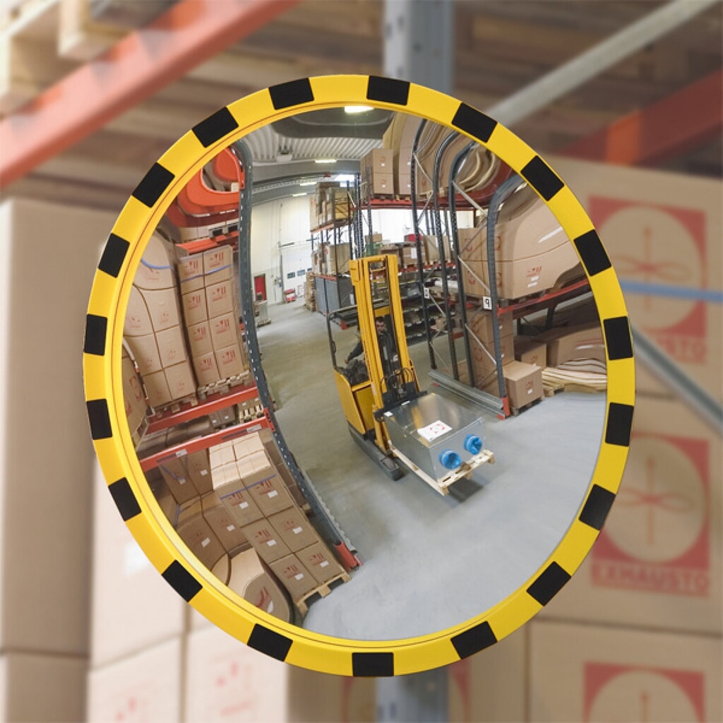 Specchio industriale EUCRYL, Ø 600 mm Immagine del prodotto: Specchio industriale EUCRYL, Ø 600 mm