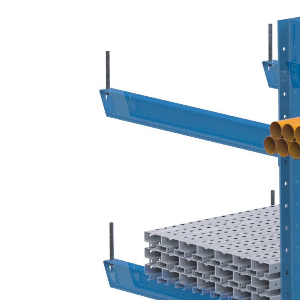 Immagine del prodotto: Spina antirotolamento a incastro per scaffalatura cantilever META, per carichi pesanti
