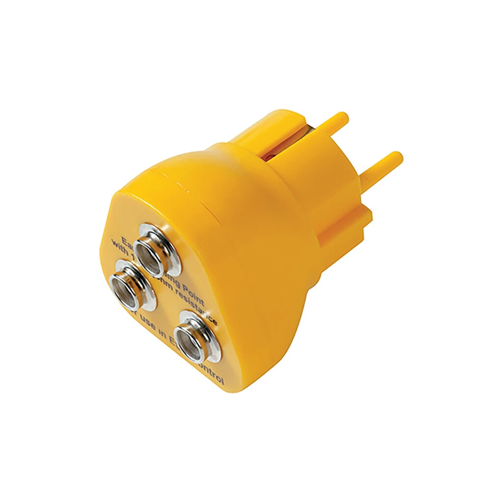 Spina di messa a terra ESD per NoTrax Tappetini per spazio di lavoro Anti-Stat POP™/High Tech POP™ Immagine del prodotto: Spina di messa a terra ESD per NoTrax Tappetini per spazio di lavoro Anti-Stat POP™/High Tech POP™