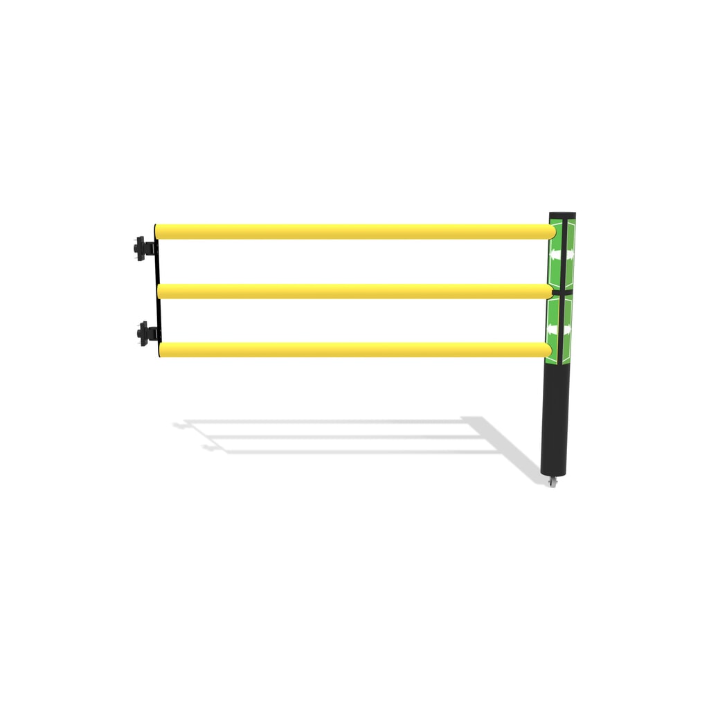 Sportello incernierato per parapetto di sicurezza "Delta", AxL 1.200 x 1.750 mm, con ruote Immagine del prodotto: Sportello incernierato per parapetto di sicurezza "Delta", AxL 1.200 x 1.750 mm, con ruote