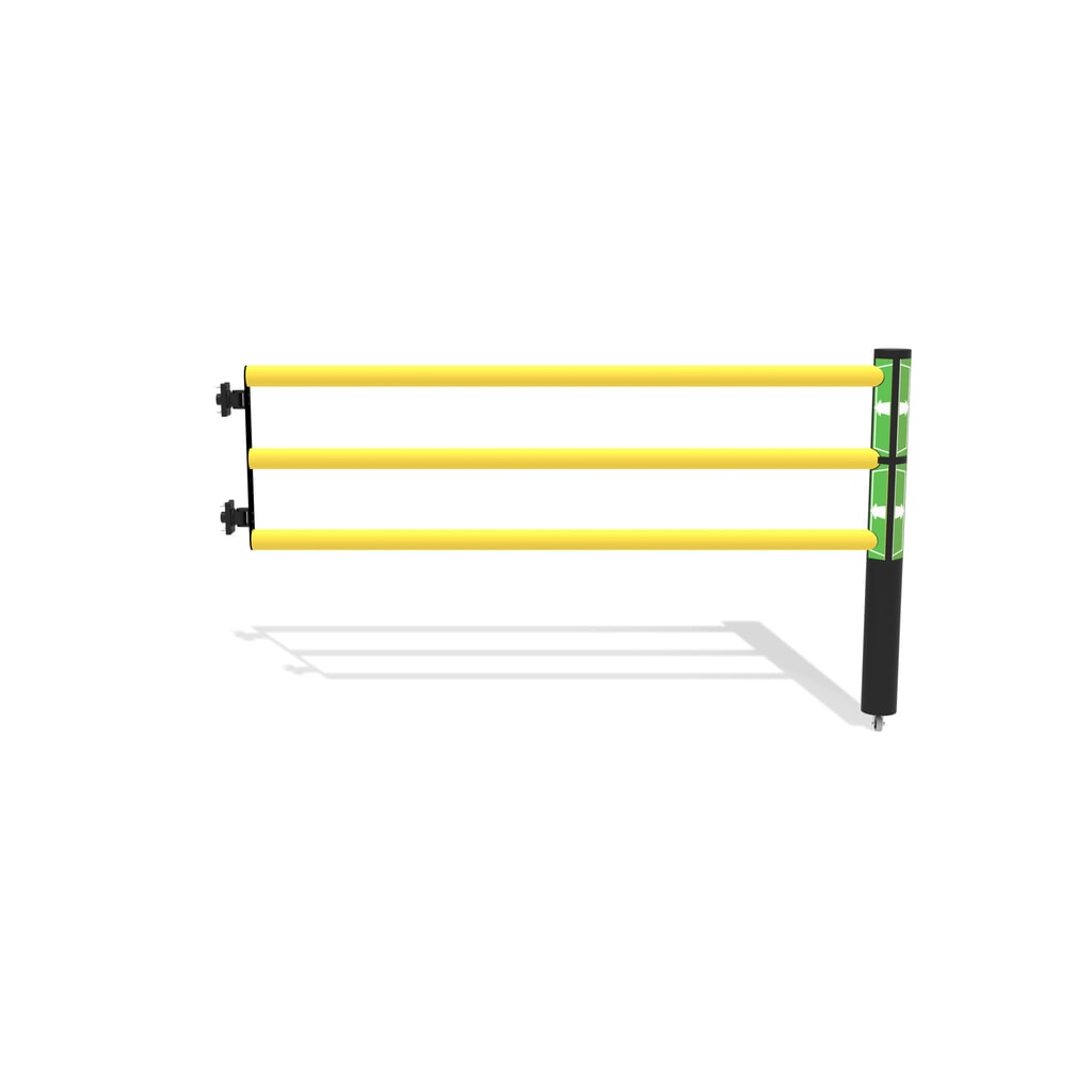 Immagine del prodotto: Sportello incernierato per parapetto di sicurezza "Delta", AxL 1.200 x 2.000 mm, con ruote