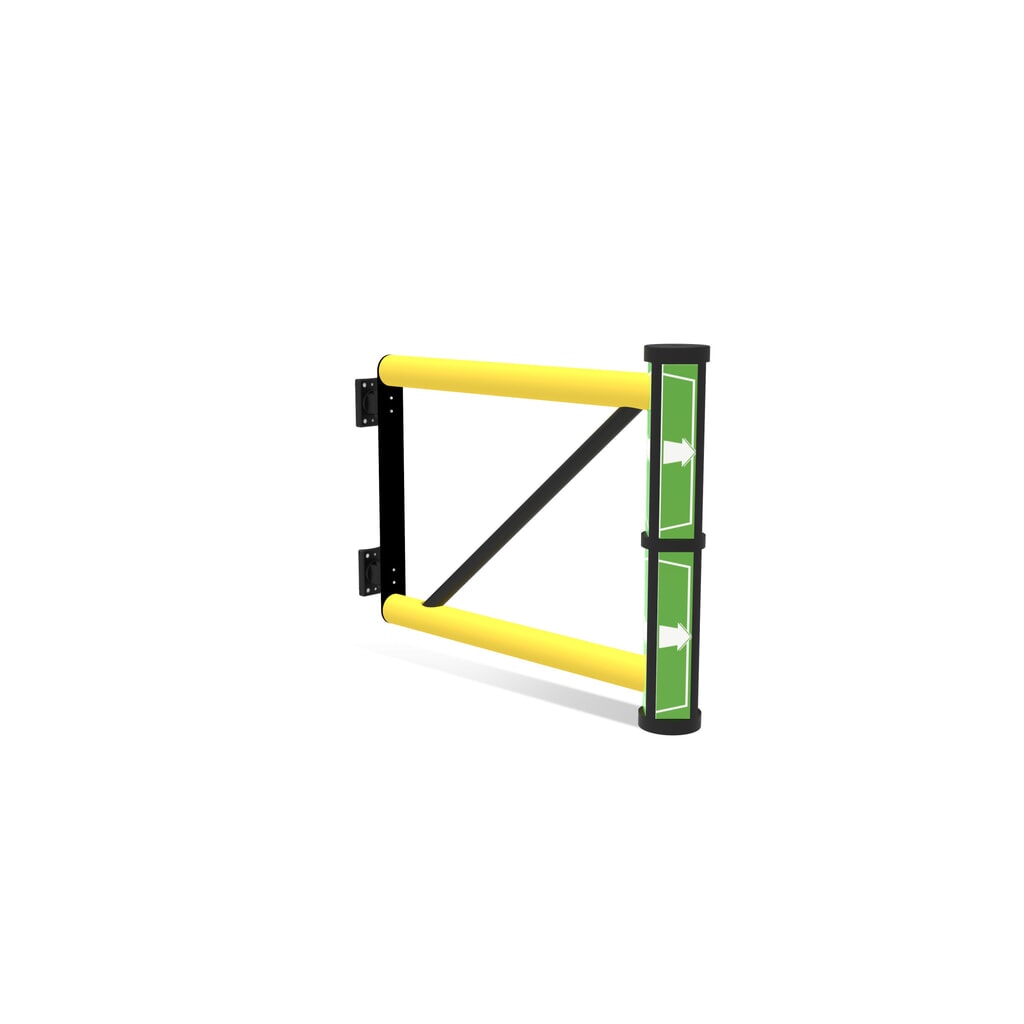 Sportello incernierato per parapetto di sicurezza "Delta", AxL 1.200 x 800 mm Immagine del prodotto n. 2: Sportello incernierato per parapetto di sicurezza "Delta", AxL 1.200 x 800 mm