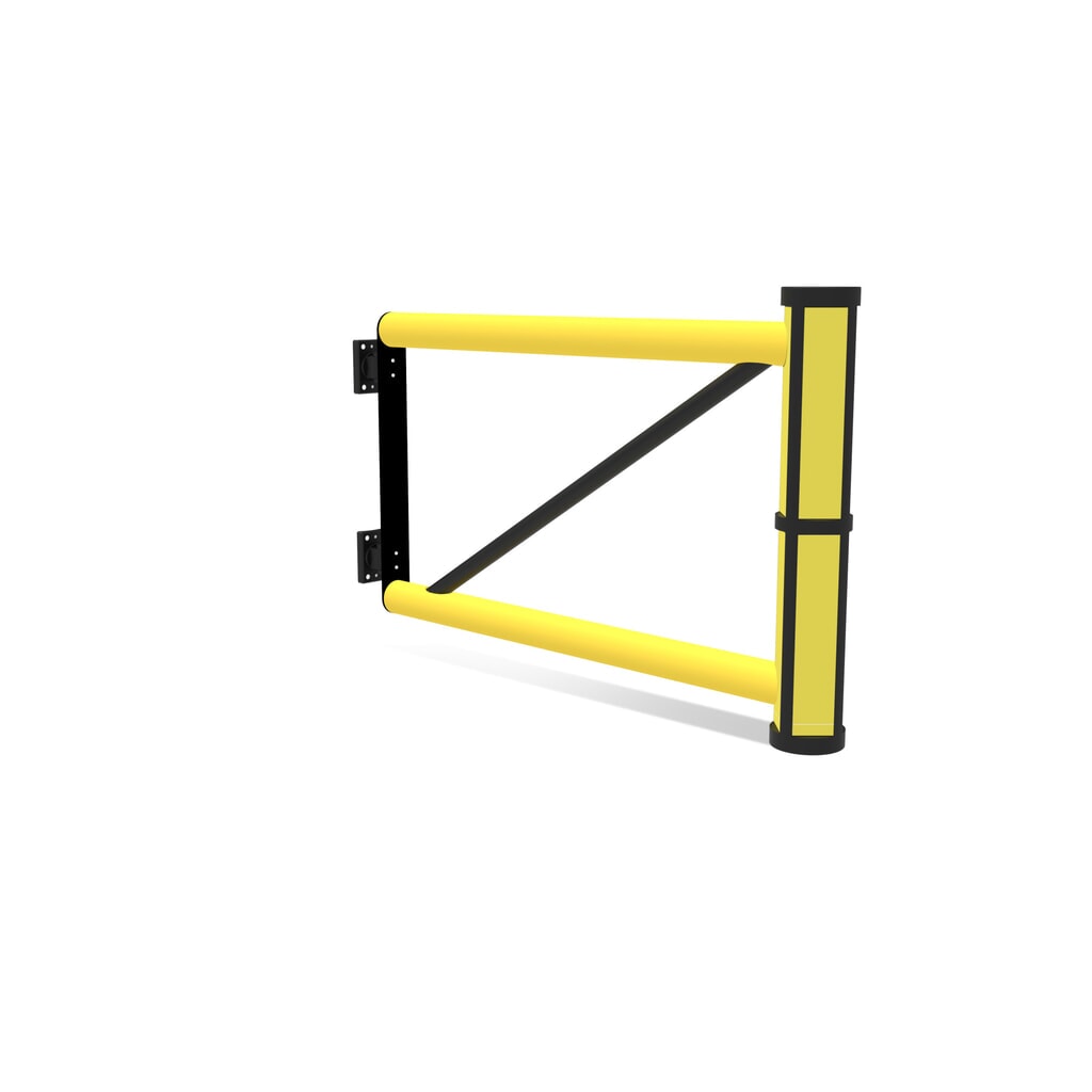 Sportello incernierato per parapetto di sicurezza "Delta", AxL 1.200 x 1.000 mm Immagine del prodotto n. 2: Sportello incernierato per parapetto di sicurezza "Delta", AxL 1.200 x 1.000 mm