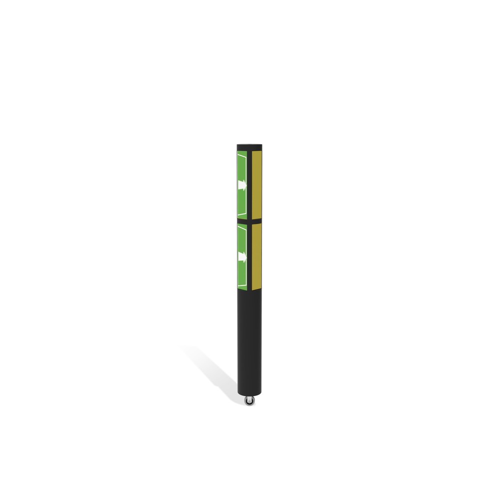 Immagine del prodotto n. 3: Sportello incernierato per parapetto di sicurezza "Delta", AxL 1.200 x 1.500 mm, con ruote