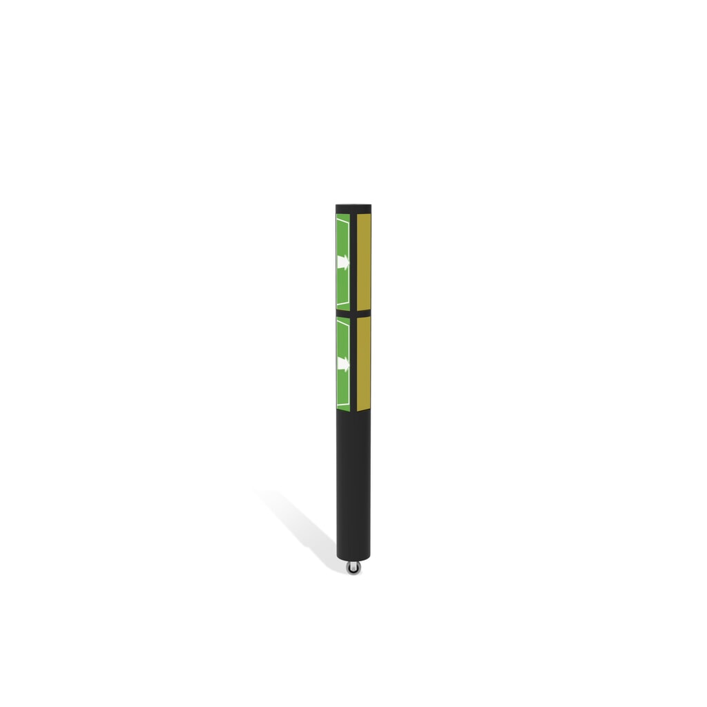 Immagine del prodotto n. 3: Sportello incernierato per parapetto di sicurezza "Delta", AxL 1.200 x 1.500 mm, con ruote