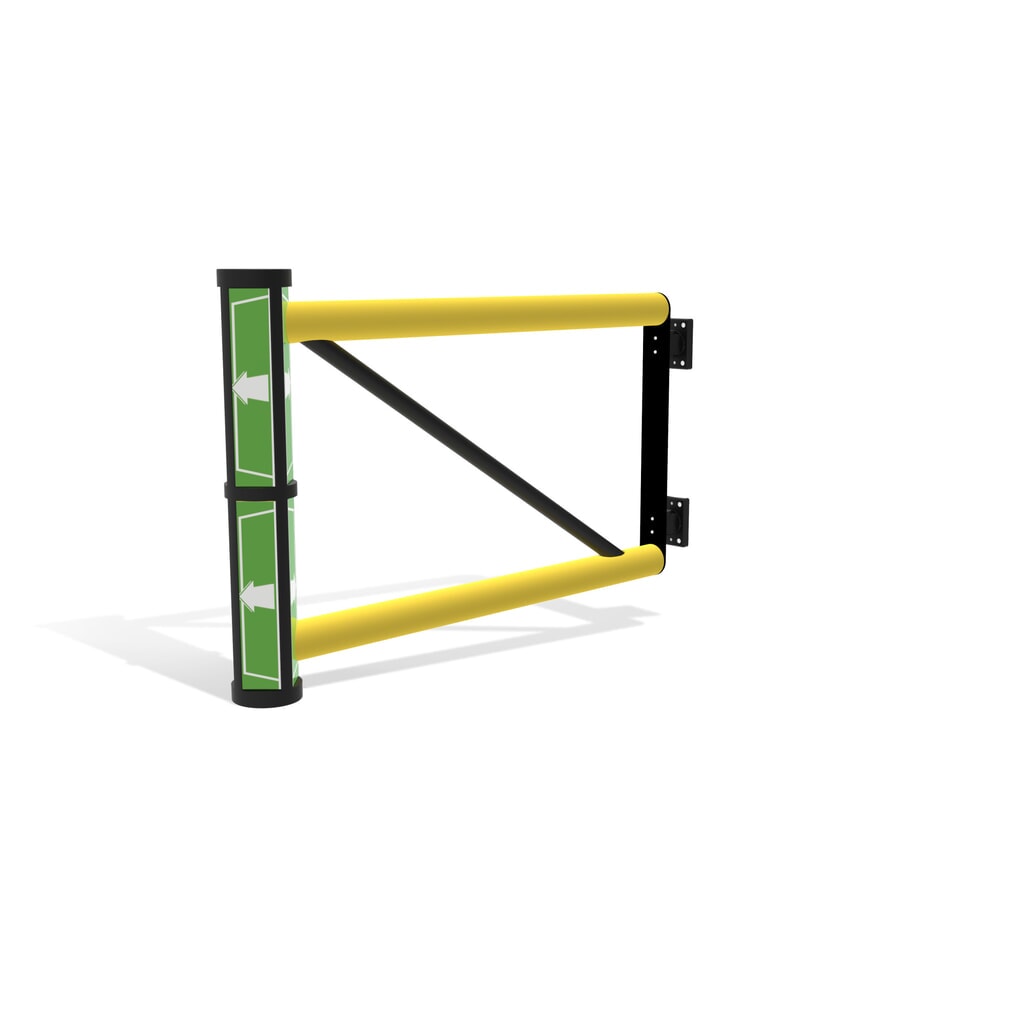 Sportello incernierato per parapetto di sicurezza "Delta", AxL 1.200 x 1.000 mm Immagine del prodotto n. 4: Sportello incernierato per parapetto di sicurezza "Delta", AxL 1.200 x 1.000 mm