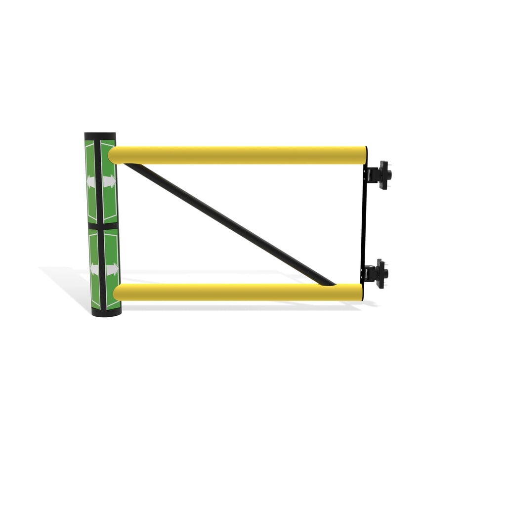 Sportello incernierato per parapetto di sicurezza "Delta", AxL 1.200 x 1.000 mm Immagine del prodotto n. 5: Sportello incernierato per parapetto di sicurezza "Delta", AxL 1.200 x 1.000 mm