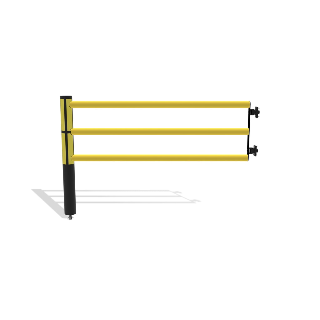 Sportello incernierato per parapetto di sicurezza "Delta", AxL 1.200 x 1.750 mm, con ruote Immagine del prodotto n. 5: Sportello incernierato per parapetto di sicurezza "Delta", AxL 1.200 x 1.750 mm, con ruote
