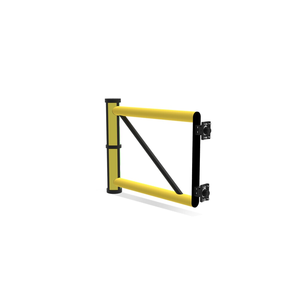 Immagine del prodotto n. 6: Sportello incernierato per parapetto di sicurezza "Delta", AxL 1.200 x 800 mm