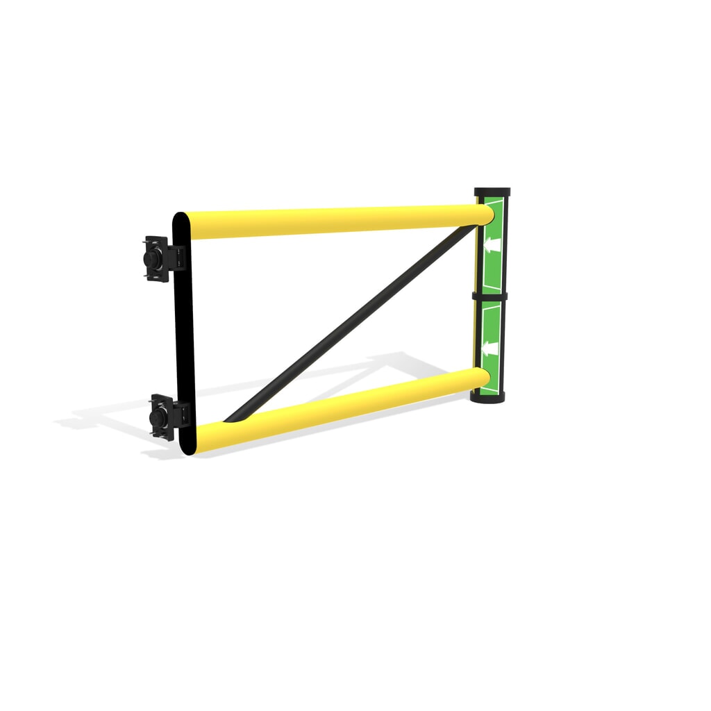 Sportello incernierato per parapetto di sicurezza "Delta", AxL 1.200 x 1.200 mm Immagine del prodotto n. 6: Sportello incernierato per parapetto di sicurezza "Delta", AxL 1.200 x 1.200 mm