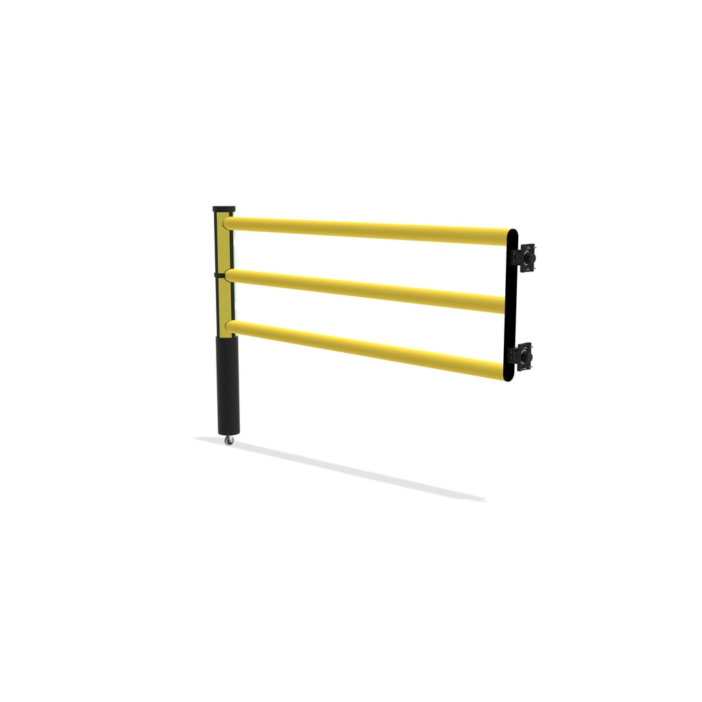 Immagine del prodotto n. 6: Sportello incernierato per parapetto di sicurezza "Delta", AxL 1.200 x 1.750 mm, con ruote