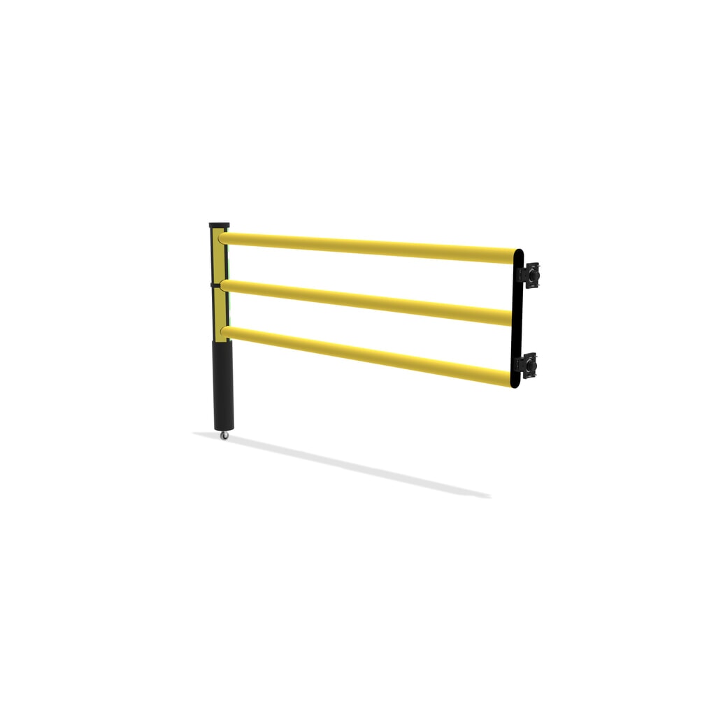 Sportello incernierato per parapetto di sicurezza "Delta", AxL 1.200 x 2.000 mm, con ruote Immagine del prodotto n. 6: Sportello incernierato per parapetto di sicurezza "Delta", AxL 1.200 x 2.000 mm, con ruote