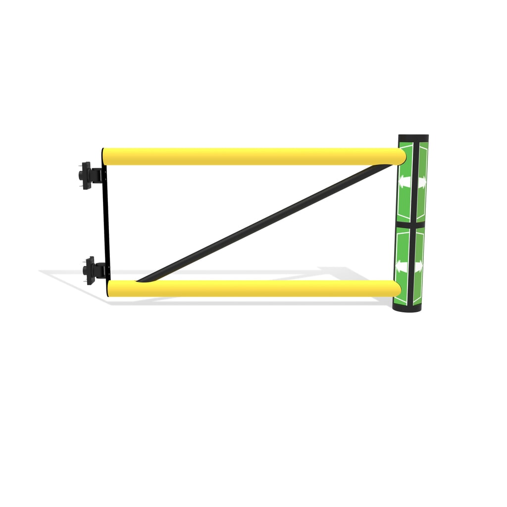 Sportello incernierato per parapetto di sicurezza "Delta", AxL 1.200 x 1.200 mm Immagine del prodotto n. 7: Sportello incernierato per parapetto di sicurezza "Delta", AxL 1.200 x 1.200 mm